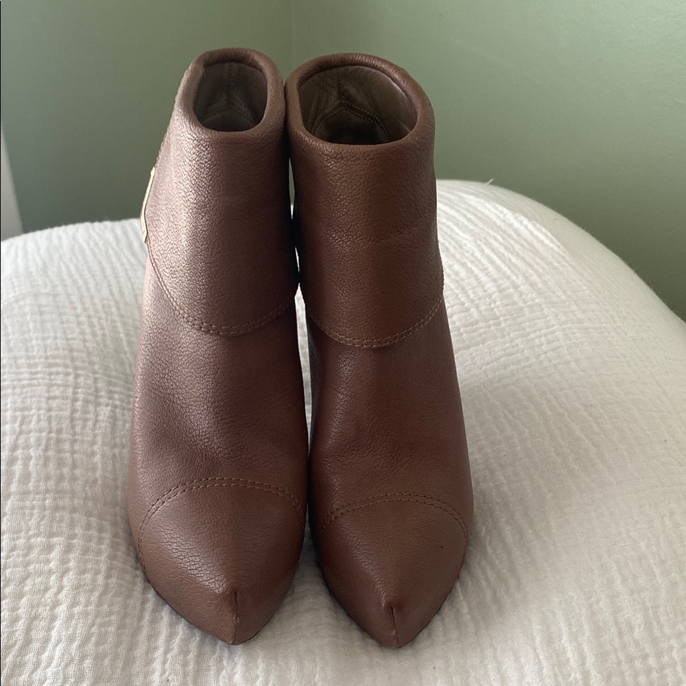 Louis Vuitton Rich Brown Ankle Booties